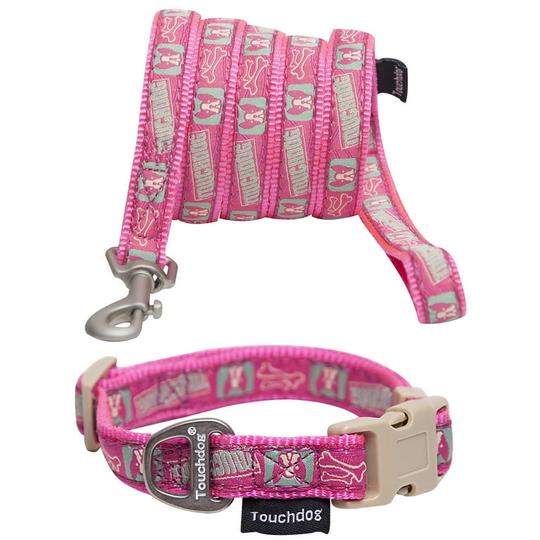 Embroidered top dog leash