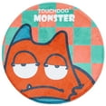 thumbnail image 1 of Touchdog Cartoon Sleepy Monster Rounded Mat for Cats and Dogs, 1 of 3