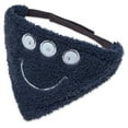 thumbnail image 1 of Pet Life BN5NVLG Touchdog Dizzy-Eyed Cyclops Cotton Cloth Hook & Eye Dog Bandana & Scarf, Navy - Large, 1 of 6
