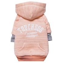 Touchdog Hampton Beach Designer Ultra Soft Sand-Blasted Cotton Pet Dog Hoodie Sweater
