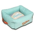 thumbnail image 1 of Touchdog ® 'Polka-Striped' Designer Premium Squared Dog Bed, 1 of 2