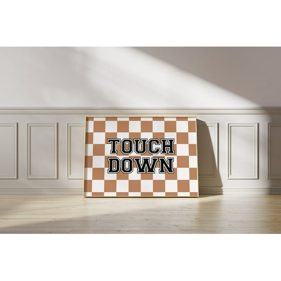 Touchdown American Football Print // Sports Wall Art, Football Poster, Sports Prints, Boys Room Decor, Boys Room Wall Art Wall Art, Modern Wall Decor, 24x36 UNFRAMED