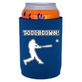 thumbnail image 1 of Touchdown Baseball Neoprene Full Bottom Can Coolie (Royal Blue), 1 of 4