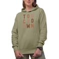 thumbnail image 1 of Touchdown, Football Season Merch Gift, Sand Hooded Sweatshirt or Hoodie, XL, 1 of 5