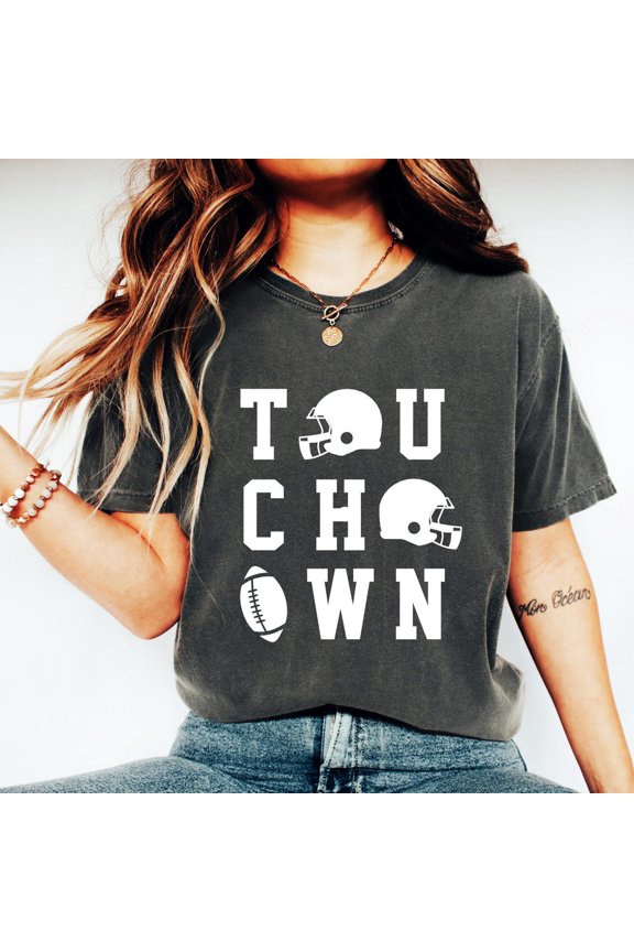 Touchdown Game Day Baseball Retro Baseball Touchdown Season Men Sports Football Shirt
