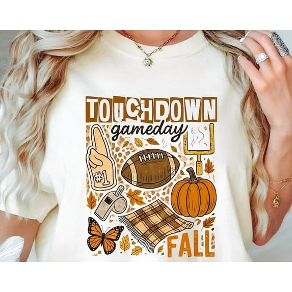 Touchdown Gameday Shirt, Sport Season Shirt, Football Lover Shirt, Fall Vibes Shirt, Touchdown Shirt, Game Day Apparel