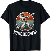 Touchdown Homerun Sports Mash Up Football Baseball T-Shirt
