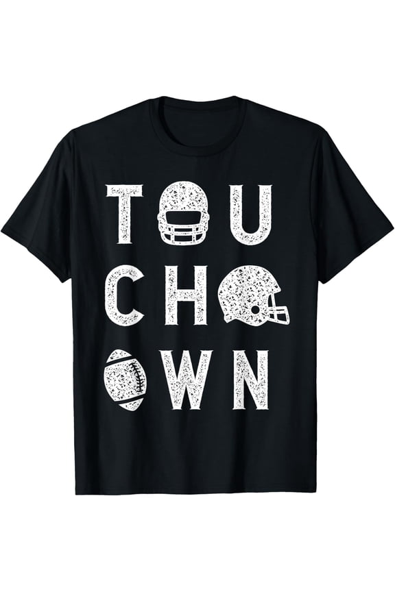 Touchdown Season American Football Game Day Thanksgiving T-ShirtMen's and women's short-sleeved pure cotton shirts