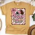 thumbnail image 1 of Touchdown Season Pink Football T-Shirt | Cute Girly Game Day Tee, Gold, Size 3XL, 1 of 6
