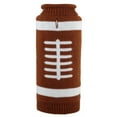 thumbnail image 1 of The Worthy Dog Touchdown Football Roll Neck Pullover Sweater, 1 of 1