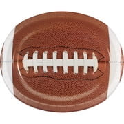 Touchdown Time Oval Paper Plates 8 Count for 8 Guests