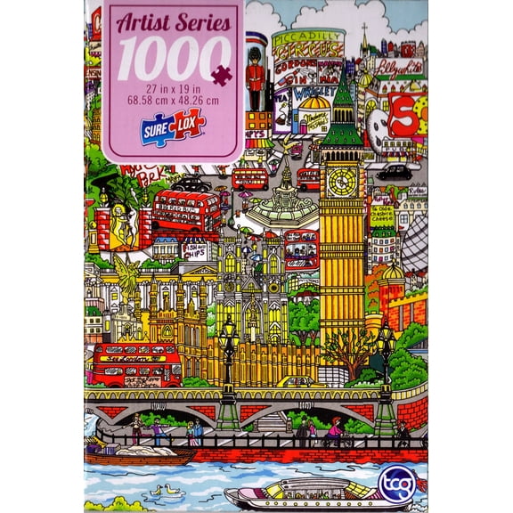 Touchdown in London Towm 1000 Piece Puzzle