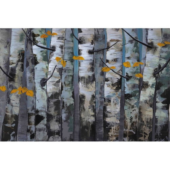 "Touched by Gold II" Painting Print on Wrapped Canvas