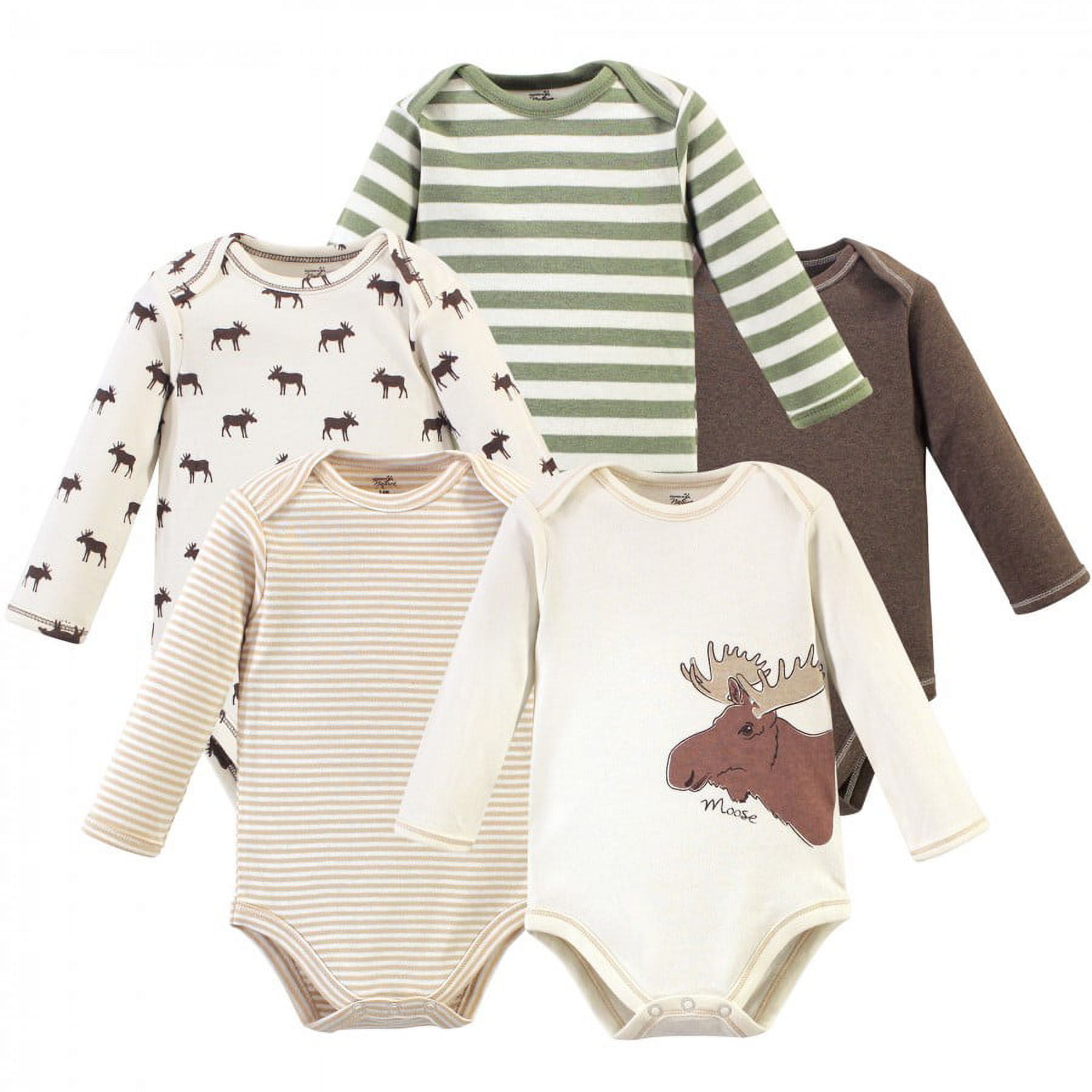 Touched By Nature Bio-Baumwoll Bodysuit Für Babys – Unisex, 3-6 Monate, Mit Meerestier-Motiv