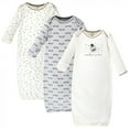 thumbnail image 1 of Touched by Nature Baby Boy Organic Cotton Long-Sleeve Gowns 3pk, Mr. Moon, 0-6 Months, 1 of 4