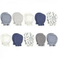 thumbnail image 1 of Touched by Nature Baby Boy Organic Cotton Scratch Mitten 10pk, Blue Elephant, One Size, 1 of 8