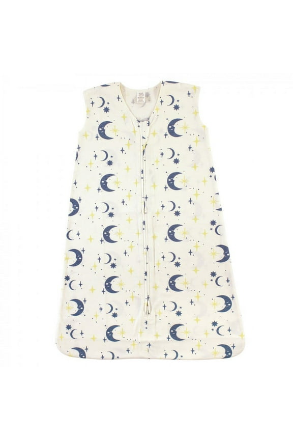 Baby Boy Organic Cotton Sleeveless Wearable Sleeping Bag, Sack, Blanket, Man In The Moon, 18-24 Months