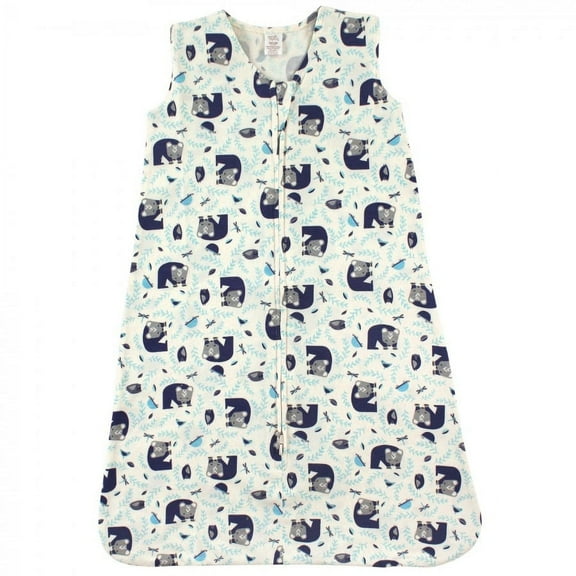 Touched by Nature Baby Boy Organic Cotton Sleeveless Wearable Sleeping Bag, Sack, Blanket, Woodland, 12-18 Months