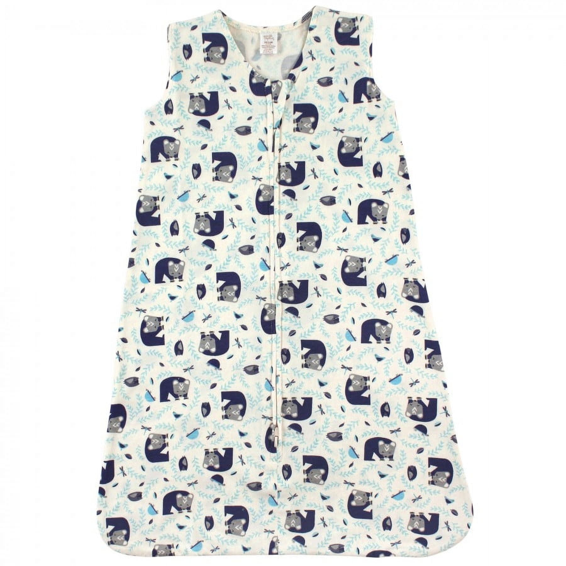 Touched by Nature Baby Boy Organic Cotton Sleeveless Wearable Sleeping Bag, Sack, Blanket, Woodland, 18-24 Months