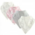 thumbnail image 1 of Touched by Nature Baby Girl Organic Cotton Bandana Bibs 4pk, Bird, One Size, 1 of 2