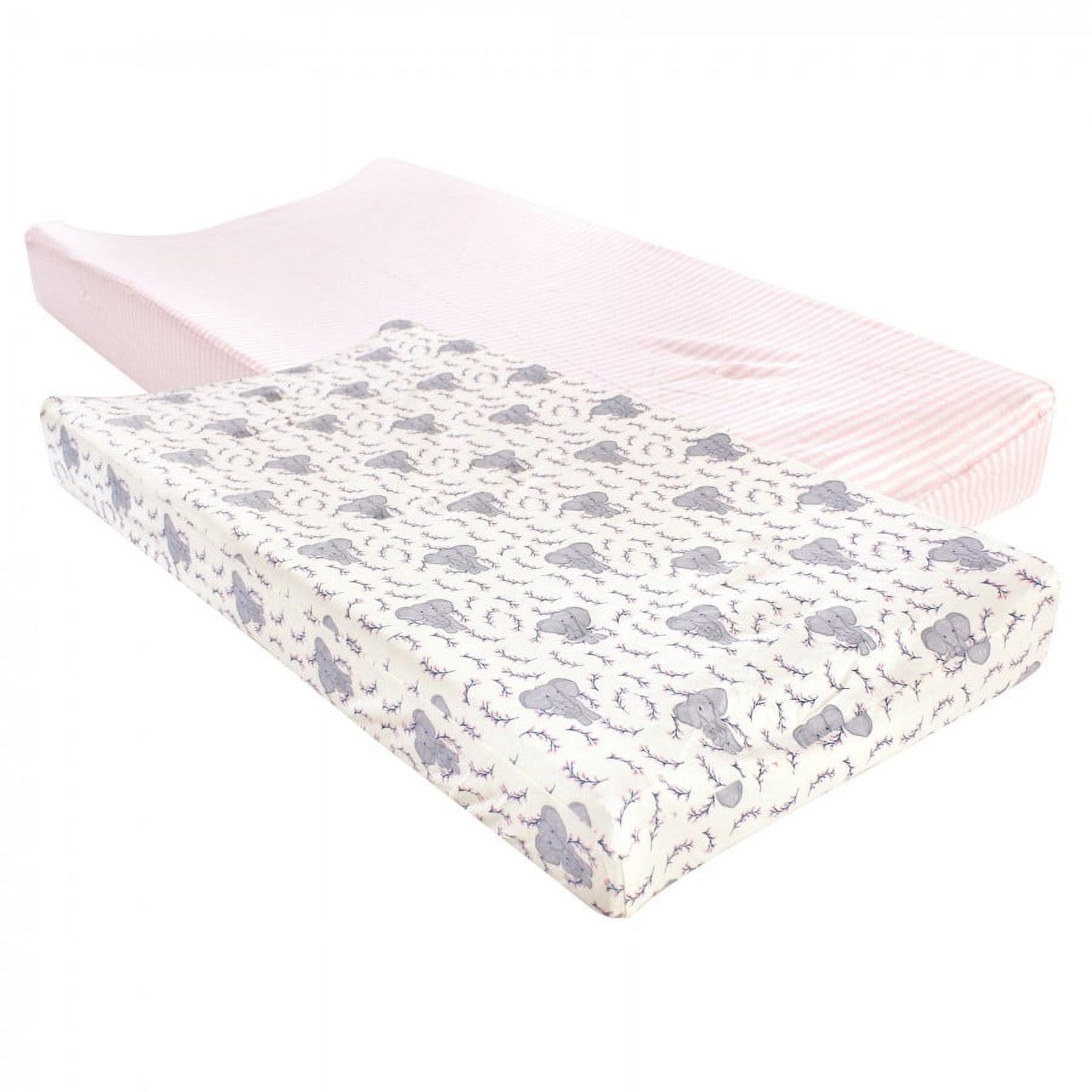 Touched by Nature Baby Girl Organic Cotton Changing Pad Cover, Girl