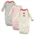 thumbnail image 1 of Touched by Nature Baby Girl Organic Cotton Gowns, Flower, Preemie/Newborn, 1 of 1