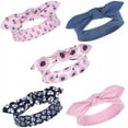thumbnail image 1 of Touched by Nature Baby Girl Organic Cotton Headbands 5pk, Blossoms, 0-24 Months, 1 of 2