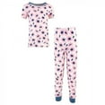 thumbnail image 1 of Touched by Nature Baby Girl Organic Cotton Tight-Fit Pajama Set, Blossoms, 6-12 Months, 1 of 3