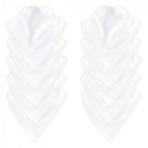 Touched by Nature Baby Organic Cotton Bandana Bibs 10pk, White, One Size