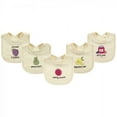 thumbnail image 1 of Touched by Nature Baby Organic Cotton Bibs 5pk, Berry, One Size, 1 of 1