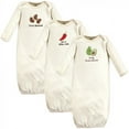 thumbnail image 1 of Touched by Nature Baby Organic Cotton Long-Sleeve Gowns 3pk, Guacamole, 0-6 Months, 1 of 1