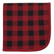 Touched by Nature Baby Organic Cotton Swaddle, Receiving and Multi-purpose Blanket, Buffalo Plaid, One Size