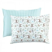 Touched by Nature Baby Organic Cotton Toddler Pillowcase, Forest, One Size