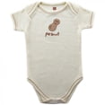 thumbnail image 1 of Touched by Nature Baby Unisex Organic Cotton Bodysuits, Peanut 1-Pack, 9-12 Months, 1 of 1