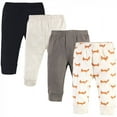 thumbnail image 1 of Touched by Nature Baby and Toddler Boy Organic Cotton Pants 4pk, Fox, 3 Toddler, 1 of 6