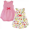 thumbnail image 1 of Touched by Nature Baby and Toddler Girl Organic Cotton Sleeveless Dresses 2pk, Fruit, 2 Toddler, 1 of 1