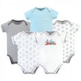 thumbnail image 1 of Touched by Nature Organic Cotton Bodysuits 5pk, Cactus, 12-18 Months, 1 of 6