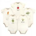 thumbnail image 1 of Touched by Nature Organic Cotton Bodysuits 5pk, Corn, 9-12 Months, 1 of 6