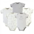 thumbnail image 1 of Touched by Nature Organic Cotton Bodysuits 5pk, Farm Friends, 12-18 Months, 1 of 6