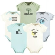 Touched by Nature Organic Cotton Bodysuits, Planet B, 9-12 Months