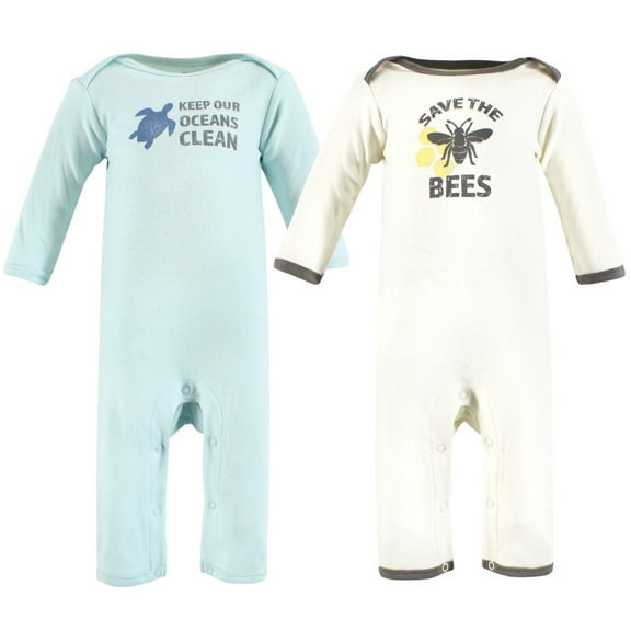 Touched by Nature Organic Cotton Coveralls, Save The Bees, 18-24 Months