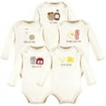 thumbnail image 1 of Touched by Nature Organic Cotton Long-Sleeve Bodysuits, Better Together, 3-6 Months, 1 of 7