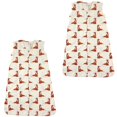 thumbnail image 1 of Touched by Nature Organic Cotton Safe Sleep Wearable Blanket Sleeping Bag 2 Pack, Boho Fox, 12-18 Months, 1 of 1