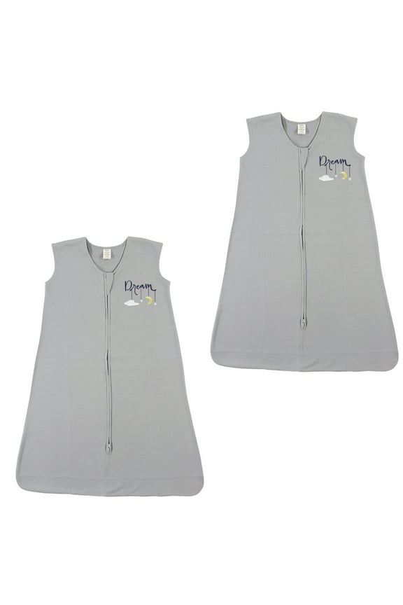 Organic Cotton Safe Sleep Wearable Blanket Sleeping Bag 2 Pack, Dream, 18-24 Months