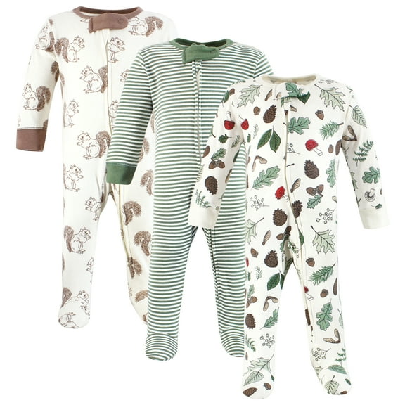 Touched by Nature Organic Cotton Sleep and Play, Forest Explorer, 3-6 Months