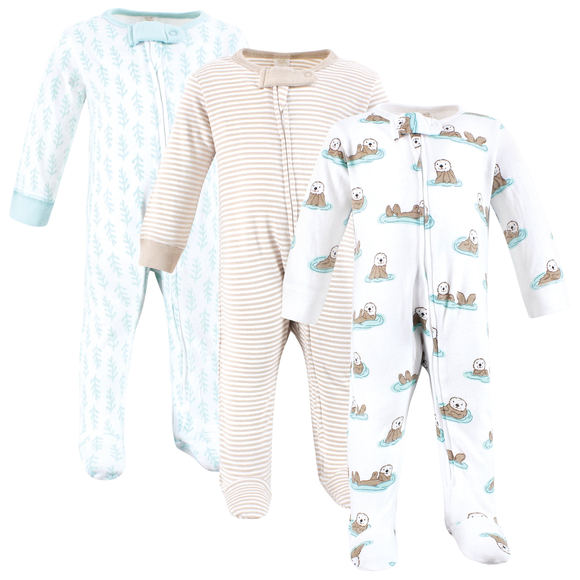 Touched by Nature Organic Cotton Sleep and Play, Otters, Newborn