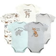 thumbnail image 1 of Touched by Nature Unisex Baby Organic Cotton Bodysuits, Dreamy Woodland, Preemie, 1 of 5
