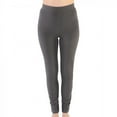 thumbnail image 1 of Touched by Nature Womens Organic Cotton Leggings, Charcoal, X-Large, 1 of 2