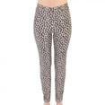thumbnail image 1 of Touched by Nature Womens Organic Cotton Leggings, Leopard, Large, 1 of 2