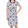 thumbnail image 1 of Touched by Nature Womens Organic Cotton Short-Sleeve Dress, Pottery Tile, Small, 1 of 2